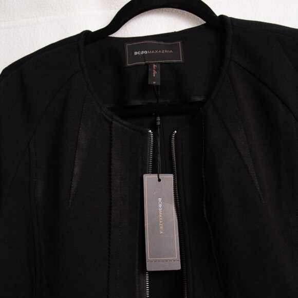 NWT BCBGMaxazria Women's Jacket Black M - Picture 3 of 7